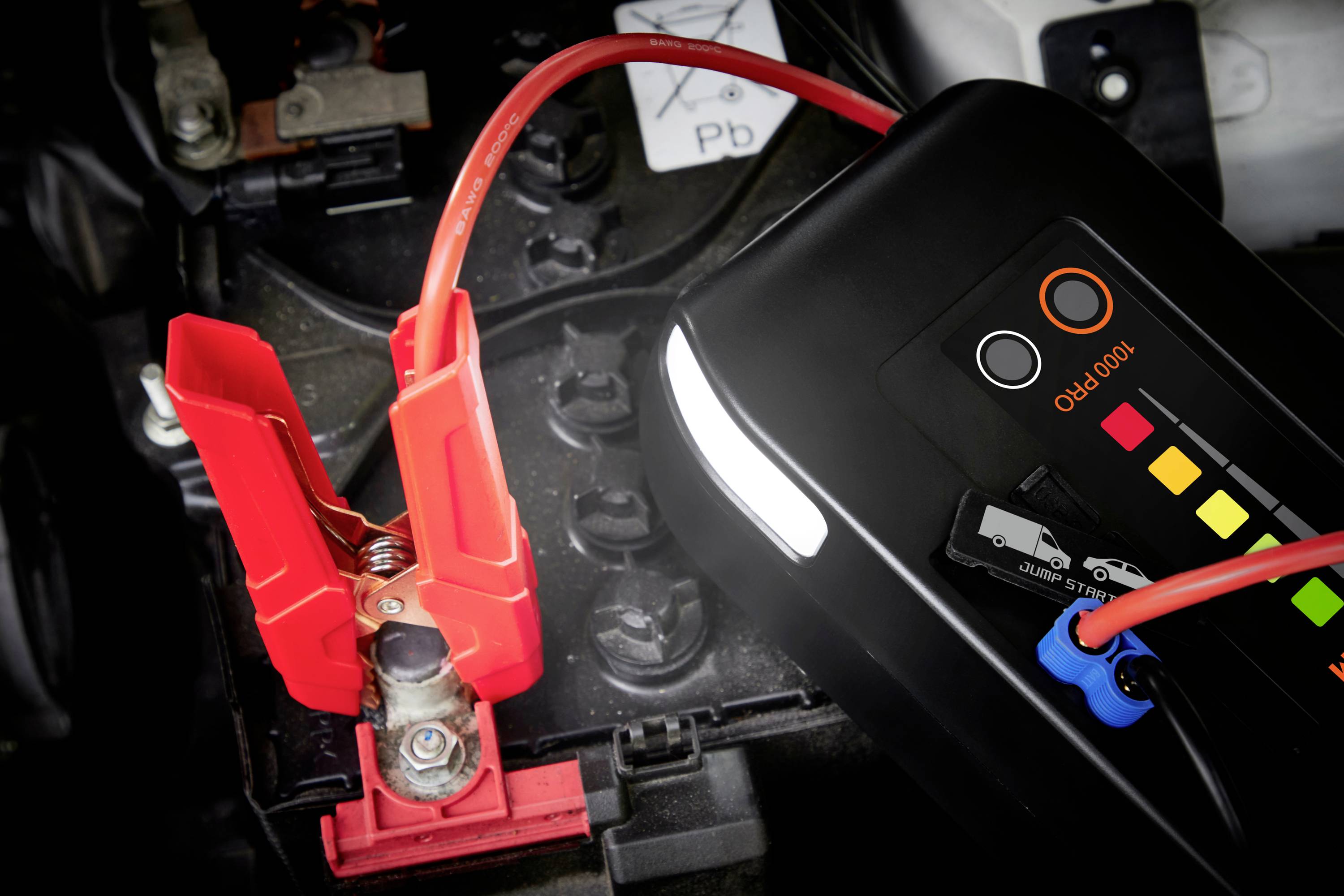 Osram Automotive Schnellstartsystem BATTERYstart PRO 1000 OEBSPL1000 Starthilfestrom (12 V)=1000 A USB-Steckdose 2x-20