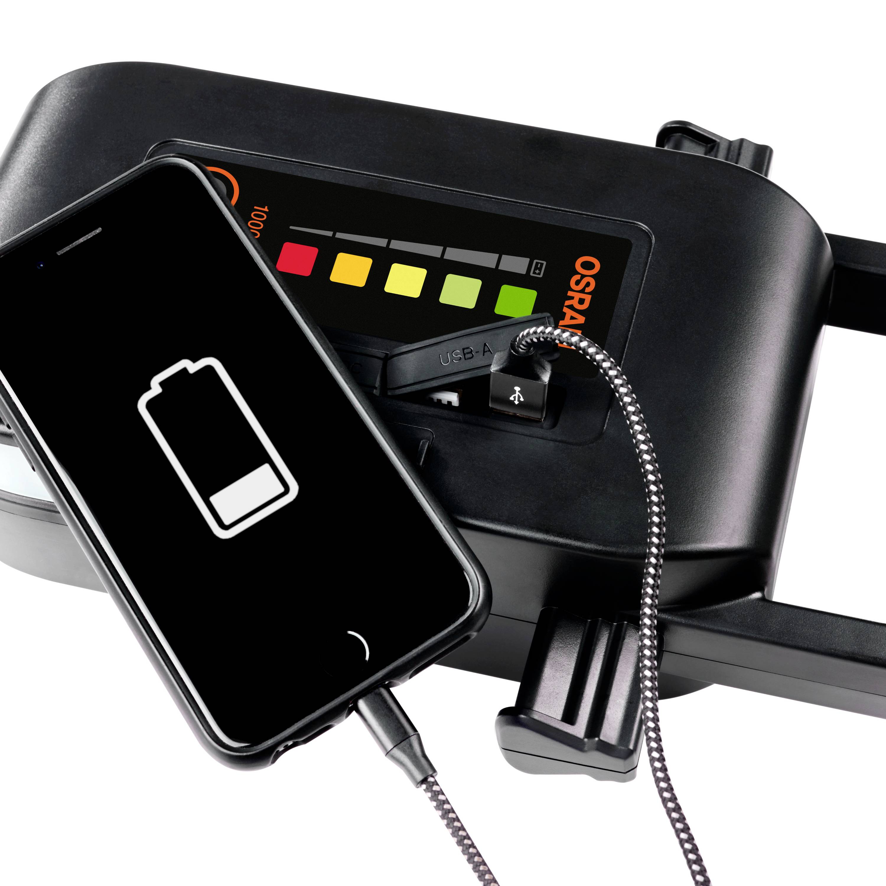 Osram Automotive Schnellstartsystem BATTERYstart PRO 1000 OEBSPL1000 Starthilfestrom (12 V)=1000 A USB-Steckdose 2x-24