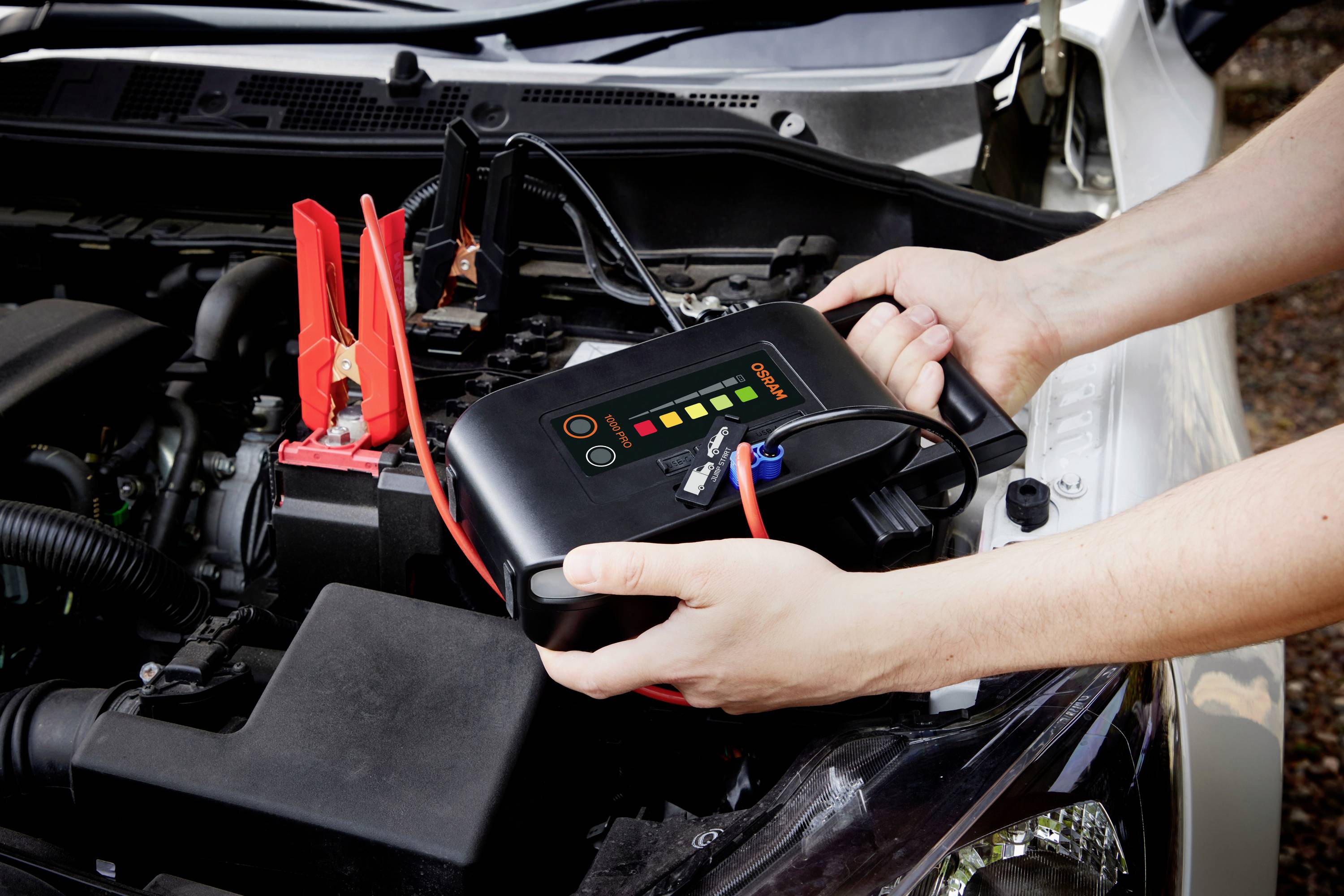 Osram Automotive Schnellstartsystem BATTERYstart PRO 1000 OEBSPL1000 Starthilfestrom (12 V)=1000 A USB-Steckdose 2x-27