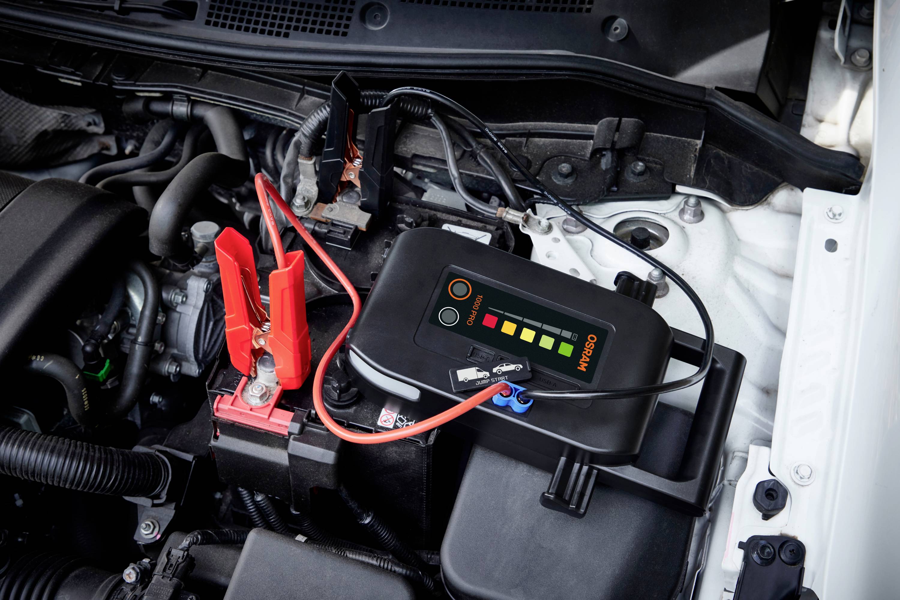 Osram Automotive Schnellstartsystem BATTERYstart PRO 1000 OEBSPL1000 Starthilfestrom (12 V)=1000 A USB-Steckdose 2x-29