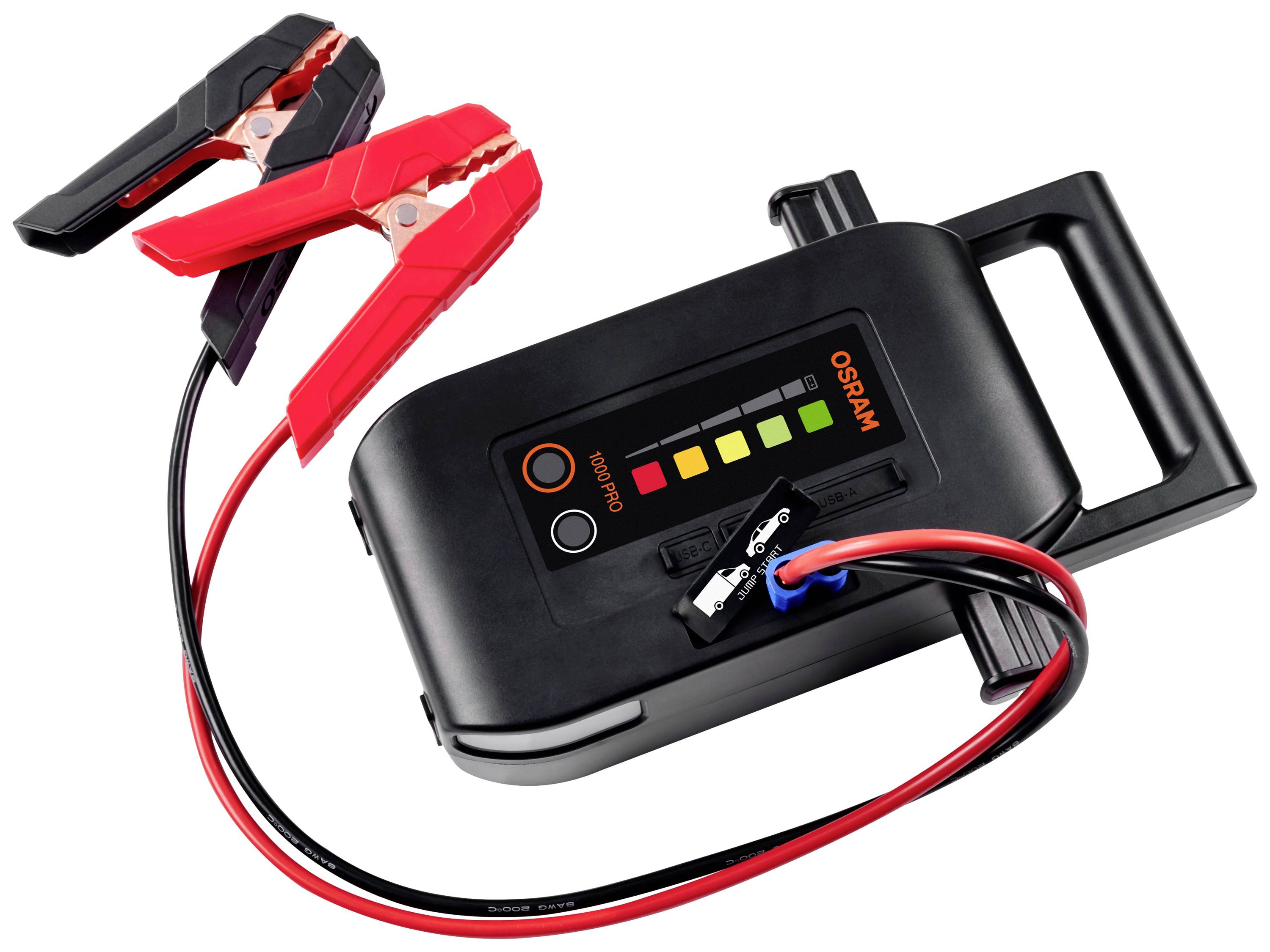 Osram Automotive Schnellstartsystem BATTERYstart PRO 1000 OEBSPL1000 Starthilfestrom (12 V)=1000 A USB-Steckdose 2x-7