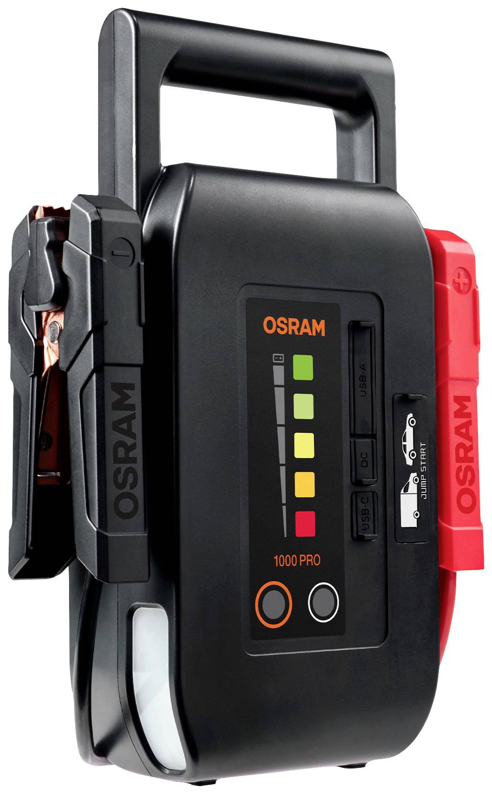 Osram Automotive Schnellstartsystem BATTERYstart PRO 1000 OEBSPL1000 Starthilfestrom (12 V)=1000 A USB-Steckdose 2x-15