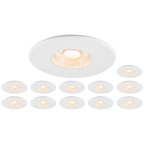 SLV 1007272 Außeneinbauleuchte LED 12er Set 8 W Schwarz