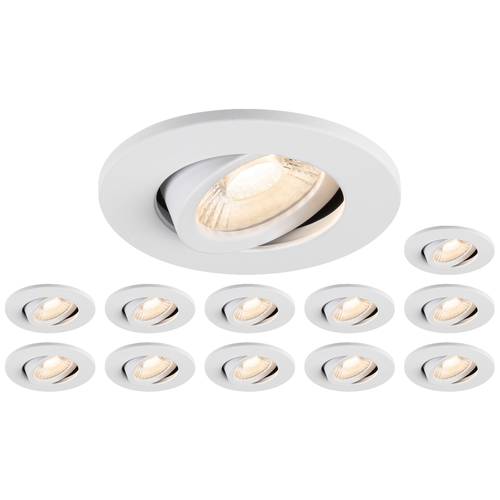 Thumbnail - SLV 1007274 LED-Einbauleuchte 12er Set LED 8 W Schwarz