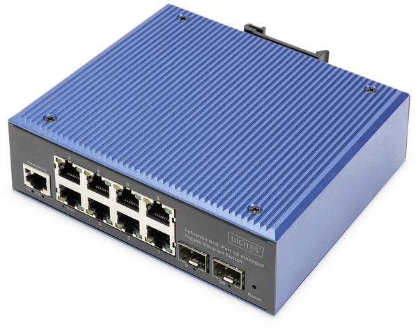 Digitus DN-651156 DN-651156 Industrial Ethernet Switch 8 + 2 Port 10 / 100 / 1000 MBit/s
