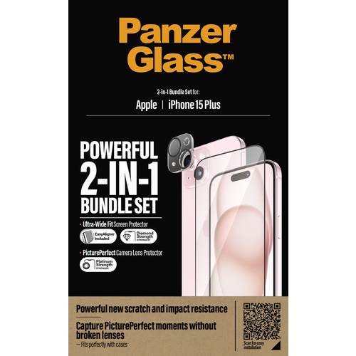 PanzerGlass 2-in-1-Pack Displayschutzglas Apple iPhone 15 Plus 1 St. B1136+2811