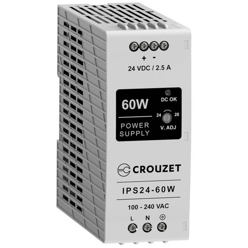 Crouzet 89452062 Industrienetzteil 24 V 2.5 A 60 W Inhalt 1 St.