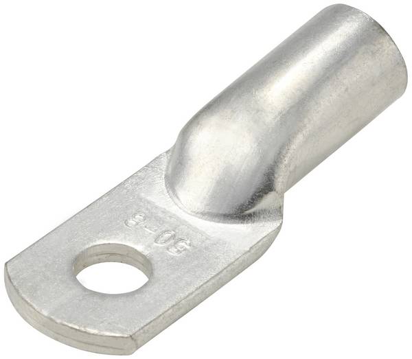 TRU COMPONENTS TC-11991820 Rohrkabelschuh Unisoliert 180 ° M8 50 mm² Loch-Ø: 8.3 mm 1 St.
