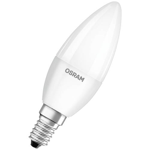 OSRAM HOMELIGHTING 4058075831940 LED EEK G (A - G) E14 Kerzenform 3.3 W = 25 W Neutralweiß (Ø x L) 37 mm x 96 mm 1 St.