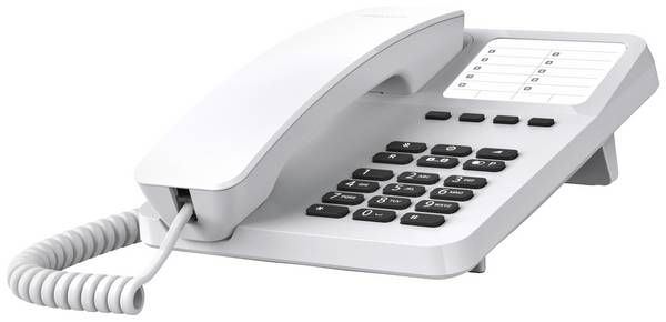 Gigaset Desk 400 - Telefon mit Schnur - weiß - MFV- /Impulswahl - Wahlwiederholu