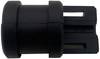 TRU COMPONENTS TC-KDT/Z 05 Kabeldurchführung geschlitzt Klemm-Ø (max.) 6 mm Thermoplastischer Kautschuk Schwarz 1 St.