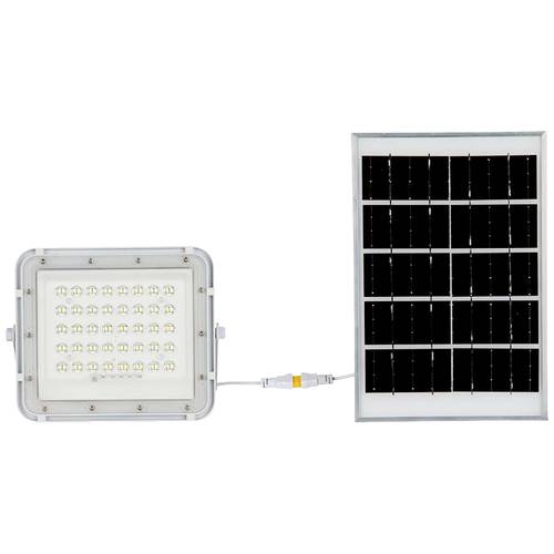 Thumbnail - V-TAC VT-80W-W 7842 LED-Flutlichtstrahler, Solarmodul 19 W Neutralweiß Weiß