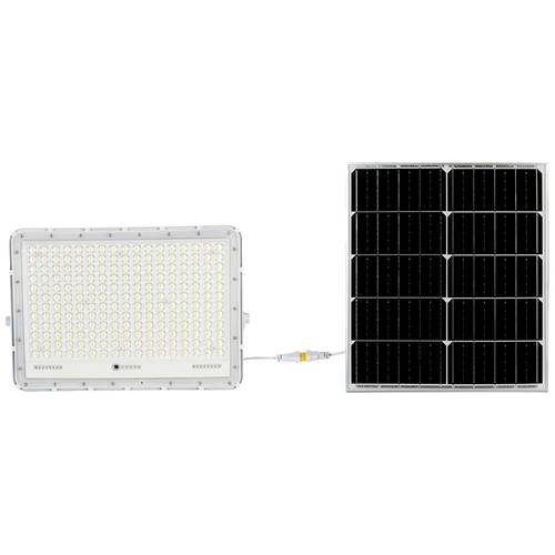 Thumbnail - V-TAC VT-240W-W 7848 LED-Flutlichtstrahler, Solarmodul 30 W Neutralweiß Weiß
