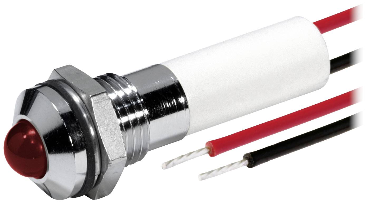 CML Innovative Technologies 19040353/6 LED-Signalleuchte Rot 24 V/DC 80 mcd