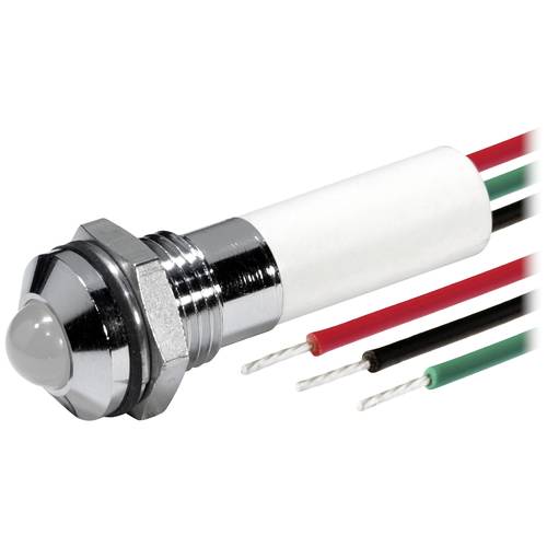 CML 19TR0A24/6 LED-Signalleuchte Rot, Grün, Gelb 24 V/DC 10 mcd, 20 mcd, 30 mcd