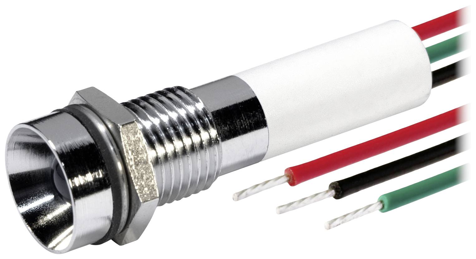 CML 19TR0I12/6 LED-signaallamp Rood, Groen, Geel 12 V/DC 10 mcd, 20 mcd, 30 mcd afbeelding