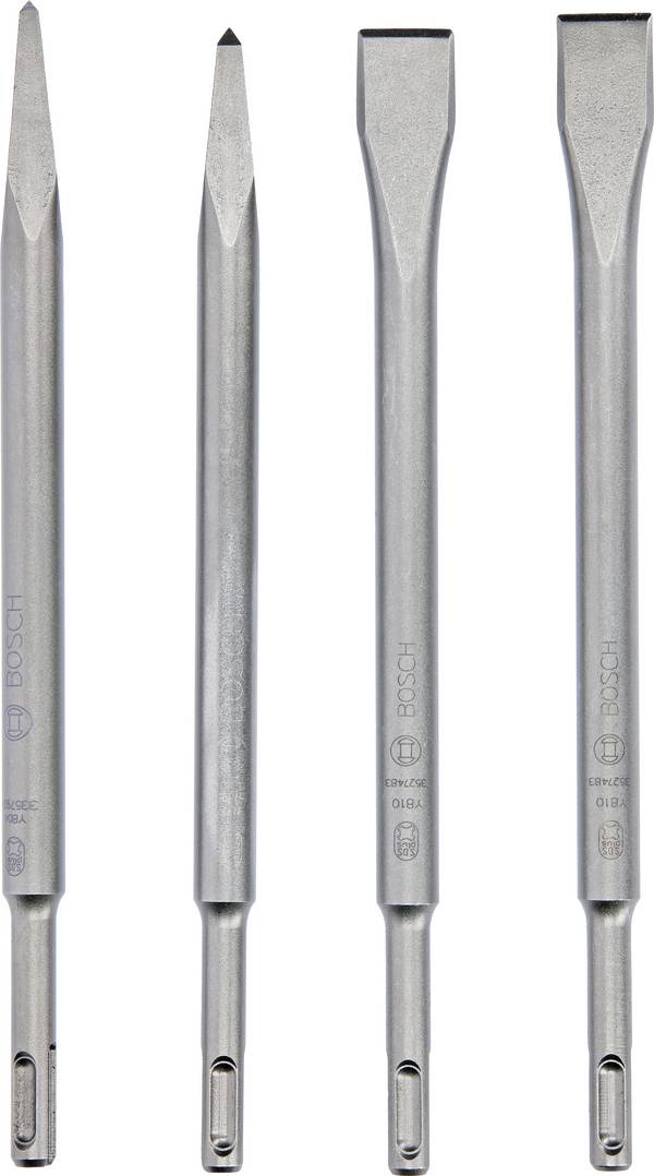 Bosch Accessories 2607017516  Meißel-Set 4teilig 20 mm Gesamtlänge 250 mm SDS-Plus 1 Set