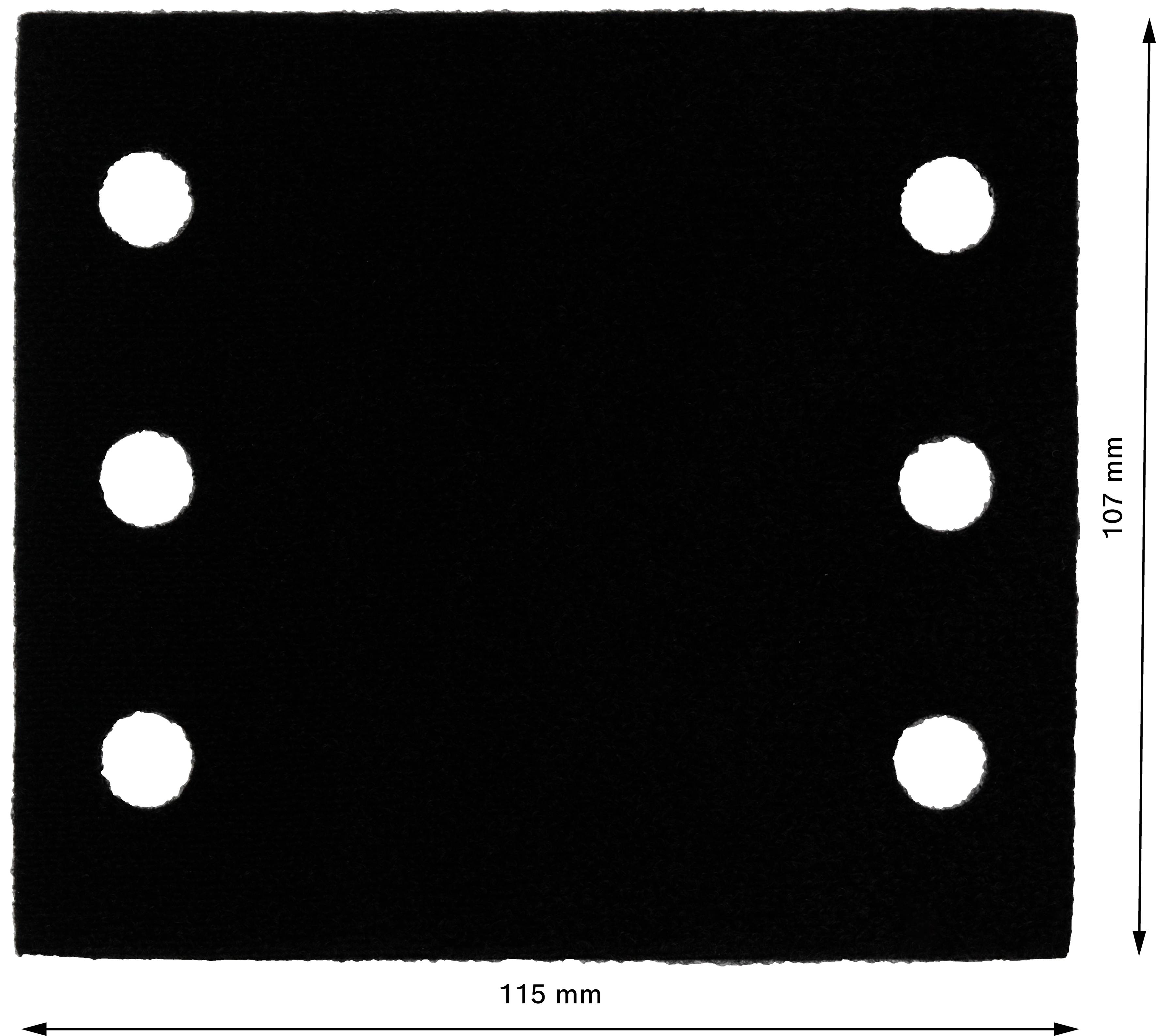 Zwischenlage Pad Saver 115x107mm 2 St. Bosch Accessories 2608000815