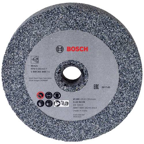 Bosch Accessories 1609201649 Schleifscheibe Durchmesser 150 mm Bohrungs-Ø 20 mm 1 St.