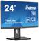 Ein 24 Zoll iiyama Monitor-Modell ProLite XUB2493HSU mit 100 Hz Bildwiederholrate und IPS-Display, auf schwarzem Standfuß.