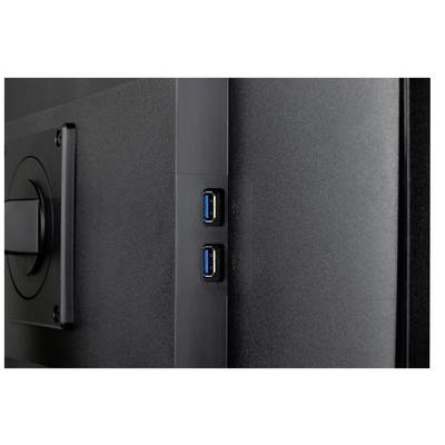 'Zwei USB-Anschlüsse an der Seite eines Monitors.'