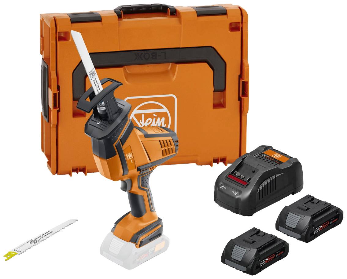 Fein ASAS 18-21 K AS Set Tigersåg Batteridriven 71330162000 inkl. 2x batterier, inkl. laddare, inkl. väska 18 V 4 Ah