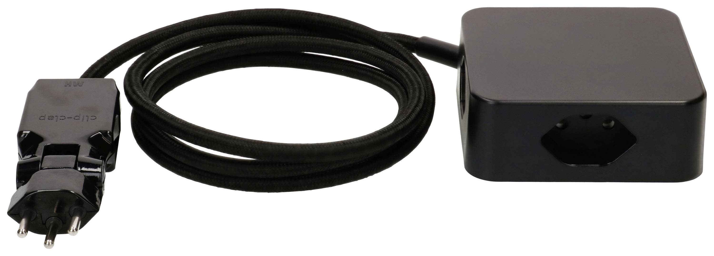 Max Hauri 168948 Steckdosenleiste mit Schalter Schwarz CH-Stecker 1 St.