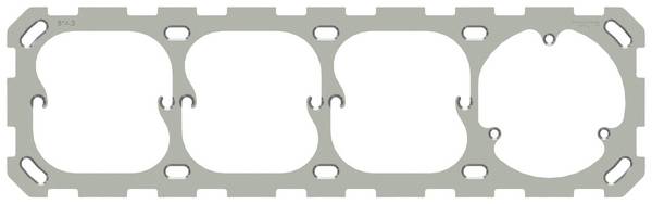 Modino Priamos   Befestigungsplatte  Aluminium 140426 1 St.