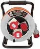 Max Hauri 166960 Kabeltrommel 25 m Orange CEE-Steckdose 16 A 5polig, T25 Steckdose