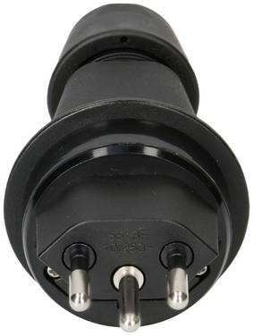 Max Hauri 171603 Netzstecker Schweiz   250 V Schwarz IP55