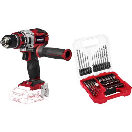 Einhell Li BL-Solo 1692587+2936803 Akku-Bohrschrauber 18 V Li-Ion inkl. 40-tlg. Bit- und Bohrerset, ohne Ladegerät, ohne...