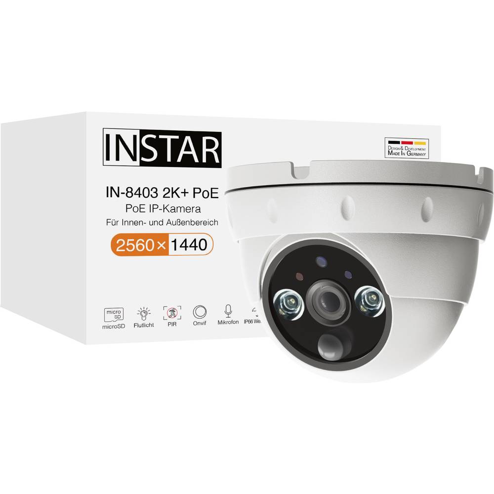INSTAR IN-8403 2K+ POE ws 14082 IP Bewakingscamera LAN 2560 x 1440 Pixel