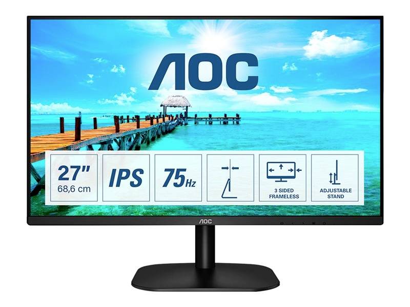 AOC 27B2DA - LED-Monitor - 68.6 cm (27") - 1920 x 1080 Full HD (1080p)