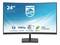 Philips Curved Monitor mit 24 Zoll (60,5 cm) Displaygröße. Eigenschaften: Full HD, SmartImage, Hg-frei, AMD FreeSync.