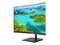 Gebogener Monitor zeigt ein Bild von türkisfarbenem Wasser und grünen Inseln. Ideal für immersive Ansichten und Produktivität.