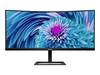 Philips Monitore 346E2CUAE/00 LED-Monitor EEK F (A - G) 86.4 cm (34 Zoll) 3440 x 1440 Pixel 21:9 4 ms HDMI®, DisplayPort, Audio-Line-out, USB-C®, USB-A (USB 3.2 Gen 1) VA LED