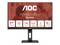 AOC Monitor für Home Office: 27 Zoll, Full HD, Weitwinkel, 3-seitig rahmenlos, verstellbarer Standfuß, flimmerfrei.
