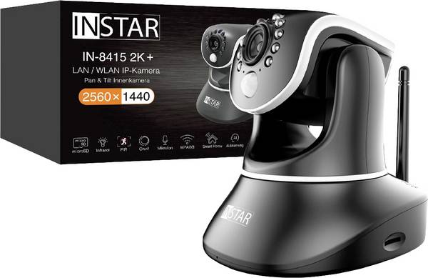 INSTAR IN-8415 2K+ POE/WLAN sw 14083 WLAN IP  Überwachungskamera  2560 x 1440 Pixel