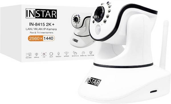 INSTAR IN-8415 2K+ POE/WLAN ws 14084 WLAN IP  Überwachungskamera  2560 x 1440 Pixel