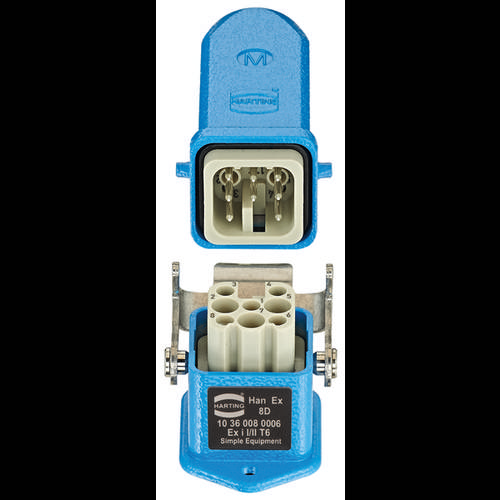 HARTING 10360080006 Steckverbinder-Set Gesamtpolzahl: 8 1 St.