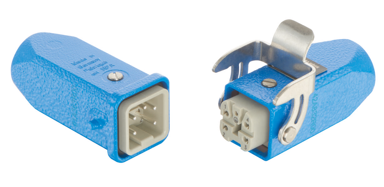 HARTING 10360040011 Steckverbinder-Set Gesamtpolzahl: 4 + PE 1 St.