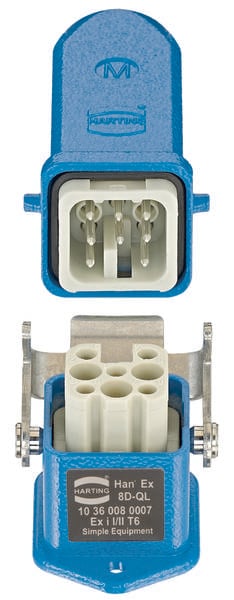 HARTING 10361080007 Steckverbinder-Set Gesamtpolzahl: 8 1 St.