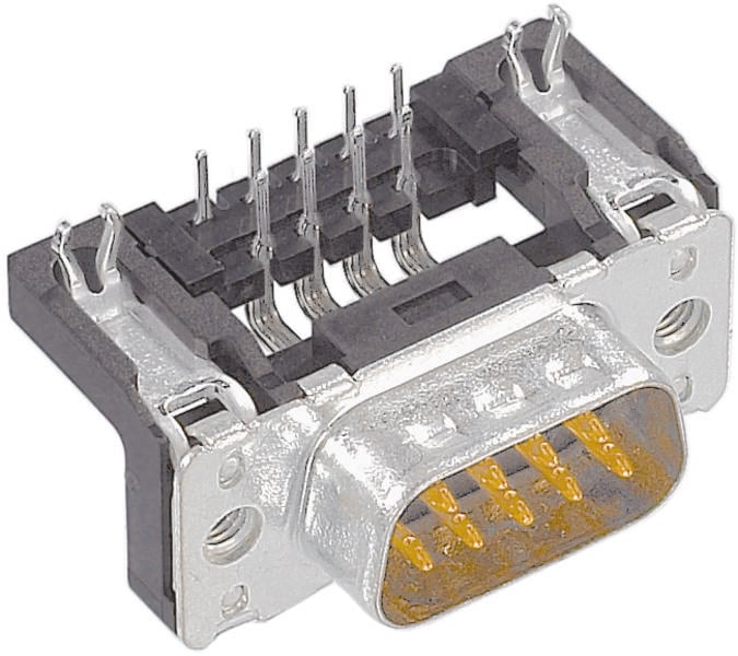 HARTING D-SUB Stiftleiste 90 ° Polzahl: 37 Löten Harting 09 65 462 6811 1 St.