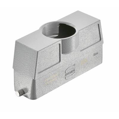 Metallgehäuse mit zylindrischer Öffnung oben und eingraviertem Logo. Robust, industrielle Anwendung.