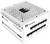 Ein weißes PC-Netzteil, Modell 'Thermaltake Toughpower GF3 Snow 1200W', mit mehreren Stromanschlüssen und Lüftungsschlitzen.