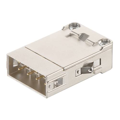HARTING Han GigaBit Modul Cat.6A + Schirm GND Stifteinsatz (M) Crimpanschluss, 8-polig+Schirmung 50V, 5A - 1 Stück