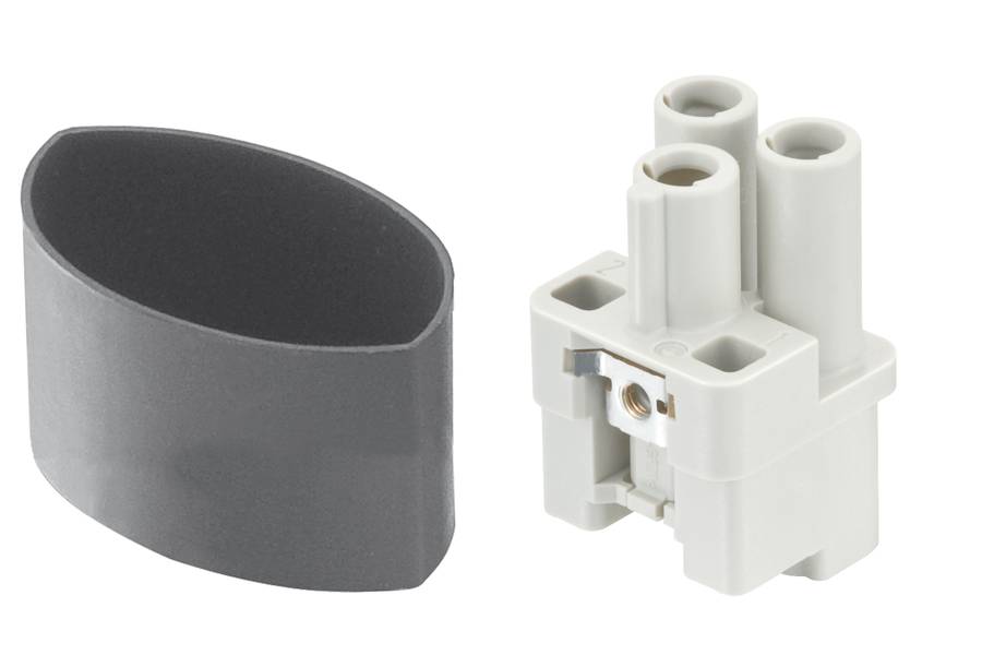 HARTING 09120023152 Stifteinsatz Han® Q 2 + PE Crimpen 1 St. Piece