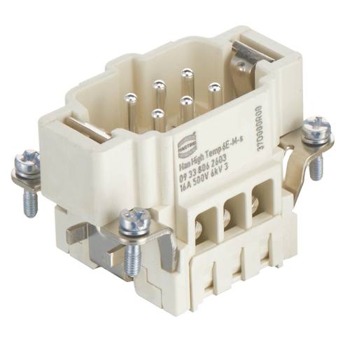 HARTING 09338062603 Stifteinsatz 6 Schrauben 1 St.