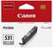 'Tintenpatrone Canon PIXMA 531 GY, ChromaLife100, original, graue Tinte, Verpackung zeigt Produkt und Marke.'