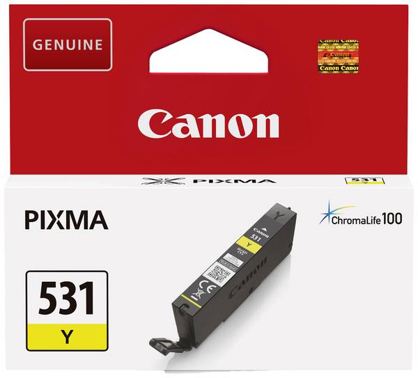 Canon Druckerpatrone CLI-531 Y Original  Gelb 6121 C 001
